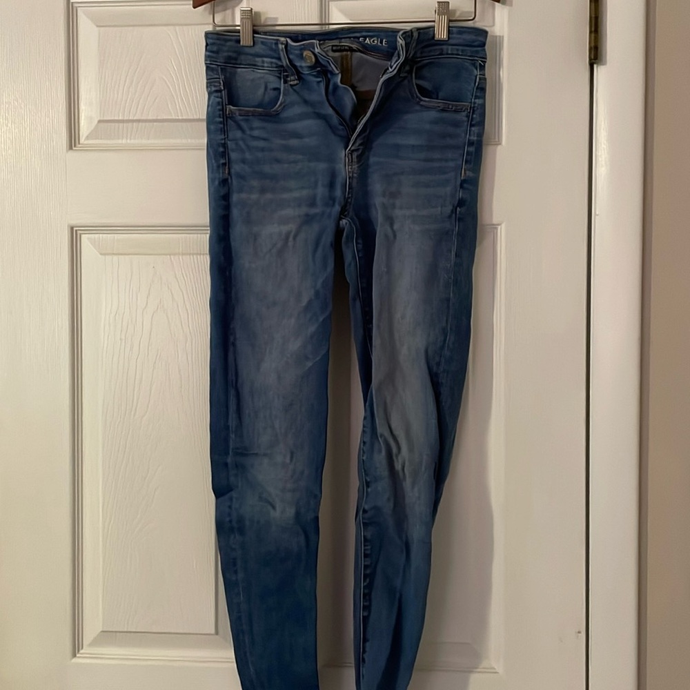 American eagle next level stretch high rise jeggings. Size 6